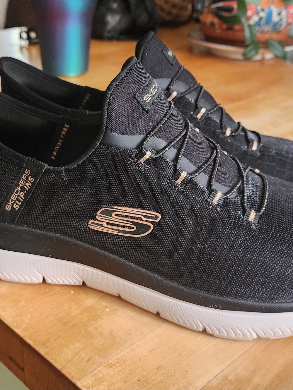 Skechers Men's Black Slip-Ins Lightweight Sneaker